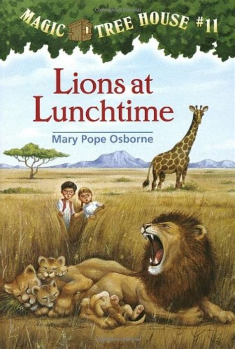 Magic tree house lions at lunxhtime
